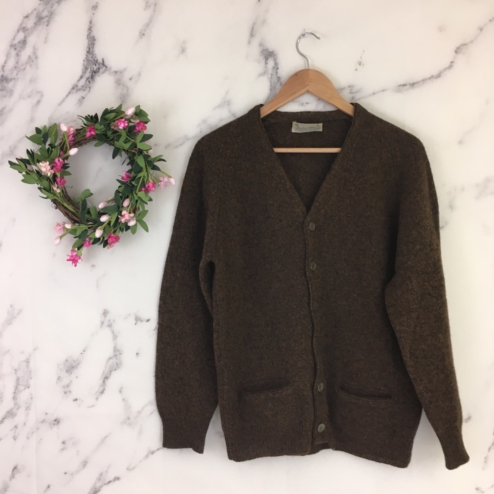 VTG Bernhard Altmann Shetland Wool Cardigan